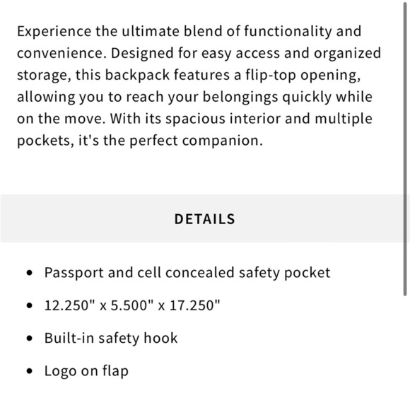 Olympics Paris Gray Flip Top Backpack